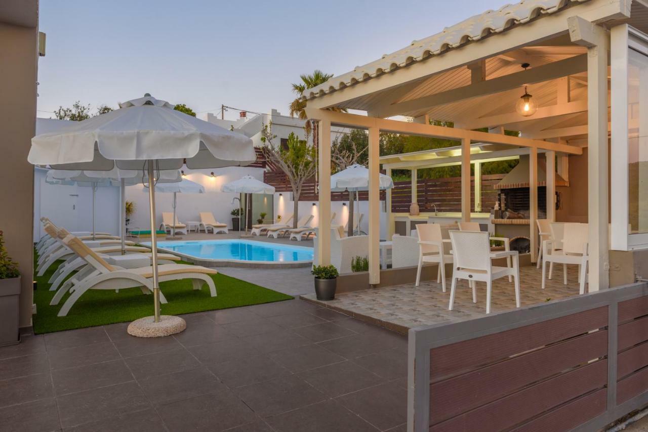 Spyros Apartments With Pool Kalamaki  Exterior foto